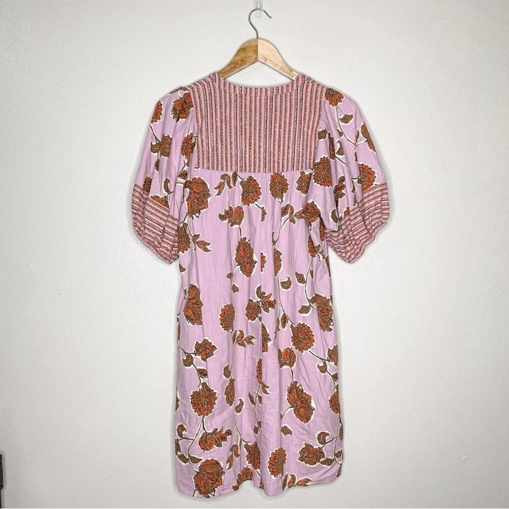 Knox Rose Cotton Blend Floral Mini Dress - Picture 2 of 8